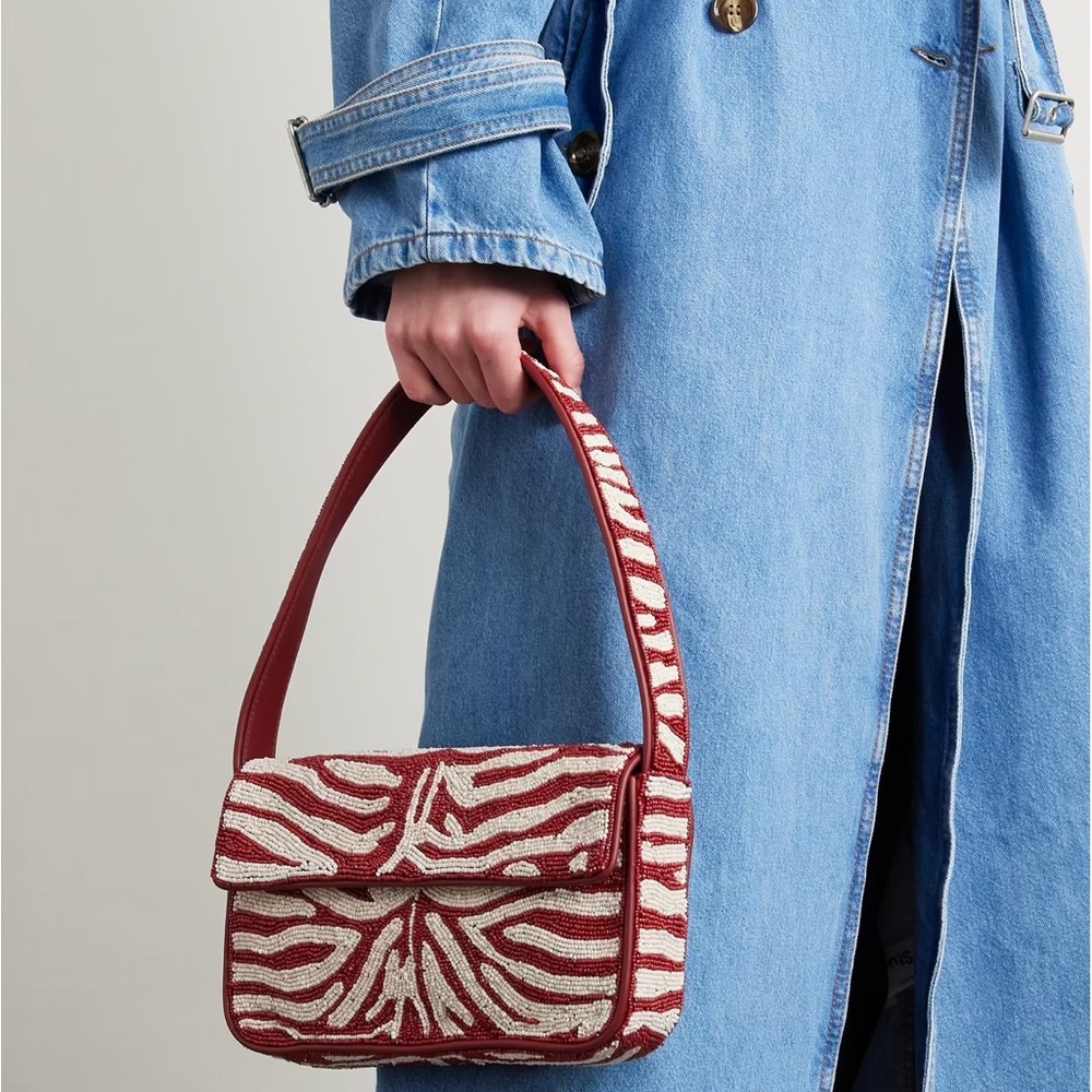 STAUD BEADED TOMMY BAG